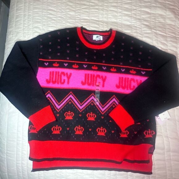 NWTs Juicy Couture Pullover Super Soft Sweater XXL - Picture 2 of 8